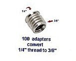 Desmond 100 x 1/4" to 3/8" Camera Tripod Bushing Adapter