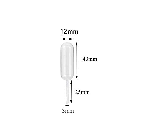 300 Pieces 4ml Cupcake Pipettes, Food Grade Plastic Disposable Pipettes Mini Liquid Injector (300-A) 300-A