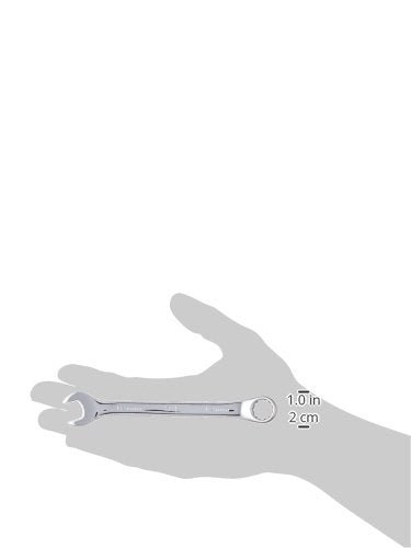 SK Professional Tools 88312 12-Point Metric Wrench - Standard, 12 mm Combination Chrome Wrench with SuperKrome Finish, Made in USA