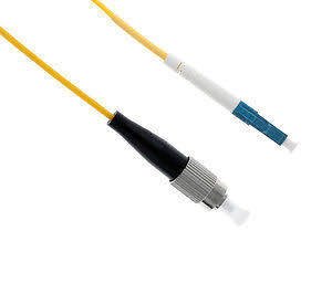 PacSatSales - Fiber Optic Patch Cable - Single Mode - SIMPLEX - OS1-9/125um (1M, FC to LC) 1M