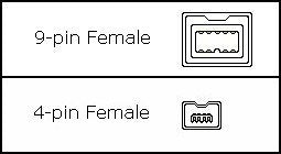 Bizlander Firewire High Speed Premium DV to Firewire Cable 800 1394B 800-400 IEEE 9 Pin Male to 4 Pin Male Cable 6FT for Mac Pro, MacBook Pro, Mac Mini, iMac PC,Digital Cameras, SLR