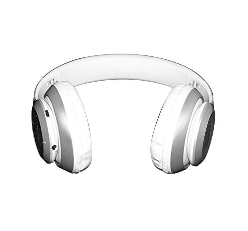 Bluetooth Headphones Wireless Headpohones Clear, Cheap, Good HeadGear Wireless 4.1 Headphones Metolic Silver