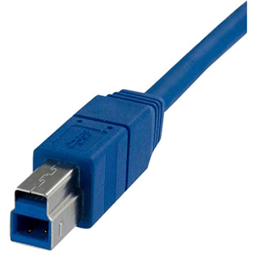 StarTech.com 3 ft / 91cm SuperSpeed USB 3.0 Cable A to B - USB 3 A (m) to USB 3 B (m) (USB3SAB3) 3 ft / 1m Blue