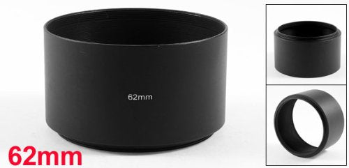 uxcell Universal Camera 62mm Tele Screw in Aluminum Lens Hood