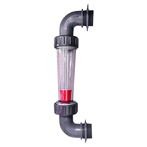 Hilitand 25-250L/H Rotameter Plastic Tube Type Instantaneous Liquid Water Flow Meter DN15