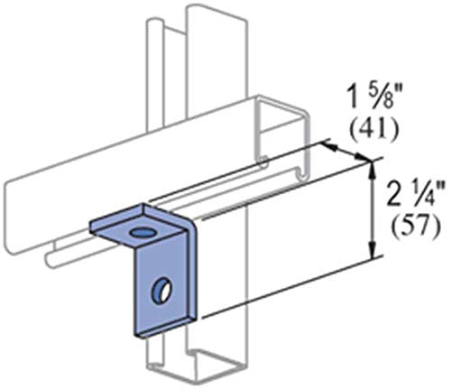 Genuine Unistrut P1068-EG Two Hole 90 deg Connector Bracket for 1-5/8" Channel Strut