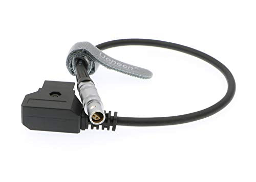 Uonecn Power Cable for Z Cam E2 Blackmagic Pocket Cinema Camera 4 Pin FFA 0S 304 to D Tap