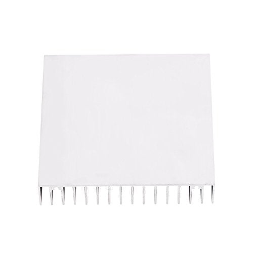 Aluminum Heat Sink Heatsink Module Cooler Fin for High Power Transistor Semiconductor Devices with 16 pcs fins 3.93"(L) x 3.93"(W) x 0.7"(H) /100mm(L) x 100mm(W) x 18mm(H)