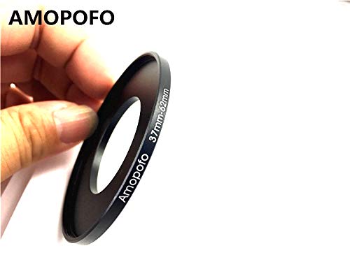 Universal Camera step up ring Male To Male 37mm-62mm to 37 mm to 62 mm Macro Reverse Ring Adapter Black