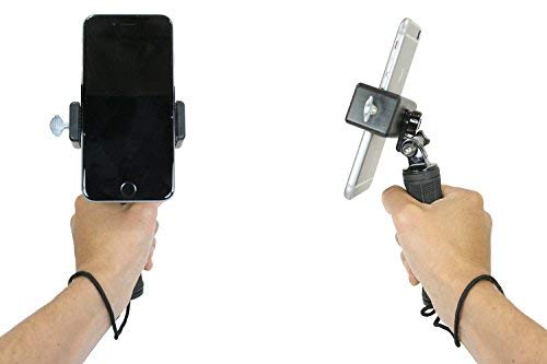 OCTO MOUNT Handheld Stabilizer for Cell Phone or GoPro Camera. Compatible with iPhones, Samsung Galaxy, HTC, etc. SM
