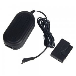 New AC Power Adapter with DC Coupler Cable Kit for Canon EOS100D/EOS Rebel SL1 - Replacement for ACK-E15