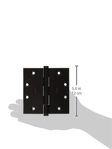 Baldwin 1045112I Square Mortise Hinge, Aged Bronze