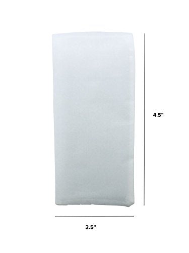 90 Micron | Premium Nylon Tea Filter Press Screen Bags | 2.5" x 4.5" | 25 Pack | Zero Blowout Guarantee | All Micron & Sizes Available 90 micron