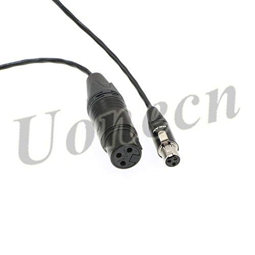 Uonecn Mini XLR 3 Pin Female to 3 Pin Female Plug XL2 TA3-F Audio Cable Adapter Camera Video Assist for SD 442 Devices 688/788 20''