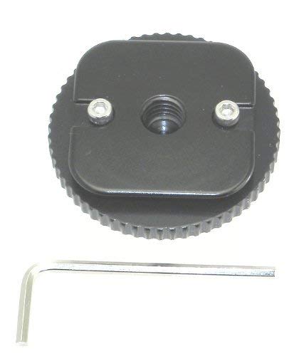 Tripod Reducer Adapter Mount 3/8" to 1/4" 50mm Diameter 2-Way Arca Compatible