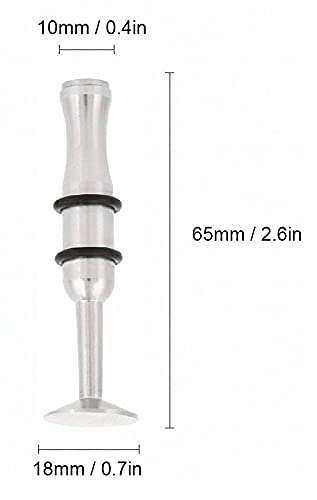 Jiayouy Embouchure Training Device Mouthpiece Mouth Strength Trainer for Brass-wind Instrument Accessory Silver