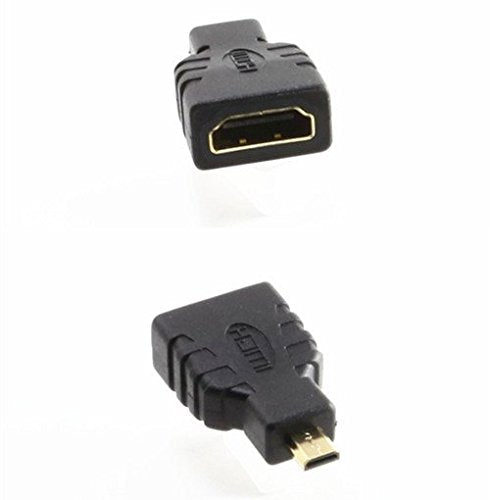 axGear HDMI Female to Micro HDMI Male Converter Adapter Connector HD TV DVD Camera