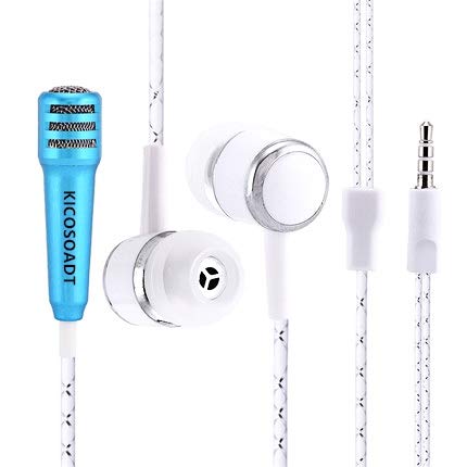 [AUSTRALIA] - XGPA Mini Microphone Portable Vocal/Instrument Microphone for Mobile Phone Laptop Notebook Apple iPhone Samsung Android with Holder Clip (Blue) Blue 