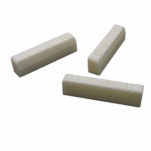 Pxyelec 8 String Mandolin Guitar Bone Real Bone Bridge Nut Pack of 3