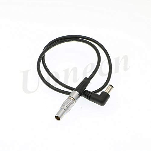 Teradek Bolt power cable 2 Pin Male to Right Angle DC For Transmitter Tilta battery plate on the FS7