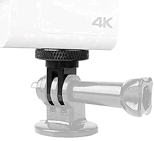 2 PCS Aluminum Camera Tripod Adapter 1/4"-20 Conversion Adapter Mount Compatible with Gopro Action Cameras insta360 and Other Standard 1/4 Accessories, 1/4 Camera Mount Adapter for GoPro Ecosystem 2 PCS