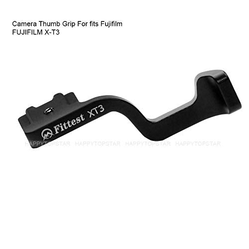 Camera Thumb Thumb-Up Hot Shoe Hotshoe Grip & Red Concave Soft Shutter Release Button Compatible with Fuji FUJIFILM X-T3 XT3 XT4 X-T4