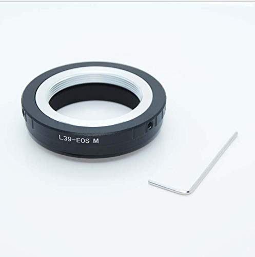 Compatible with for Leica L39 M39 39mm Mount Lens to & for Canon EOS M Mount Mirrorless Camera M1 M2 M3 M5 M6 M10 M50 M100 Camera L39 to EOS M lens adapter