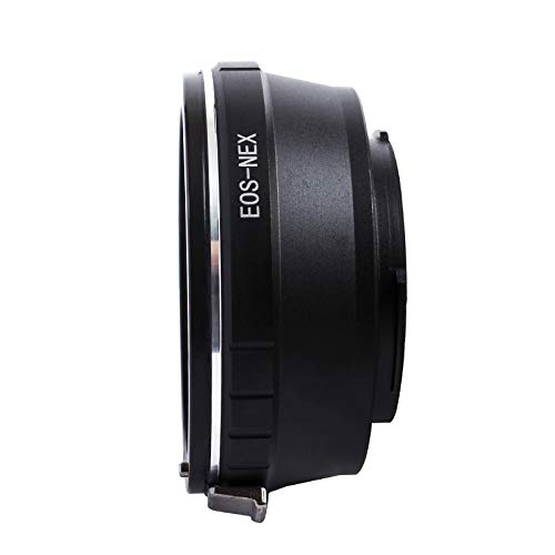 Compatible with for Canon EOS (EF, EF-S) Lens to for Sony Alpha Nex E-Mount Camera Body, fits NEX-3,NEX-5,NEX-7,NEX-7N,Camcorder NEX-VG10,EOS to NEX Lens Adapter Canon EOS to NEX adapter