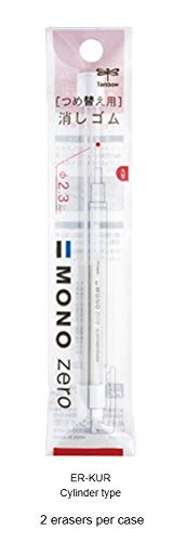 Tombow Holder Eraser, Mono Zero Round Shaper, Original (EH-KUR)
