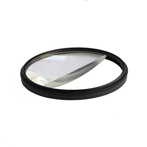 77mm Camera Filter Centerfield Split Diopter Filter, Keeps The Focus, Makes The Center Opening Focus on The Subject 2 pcs filter