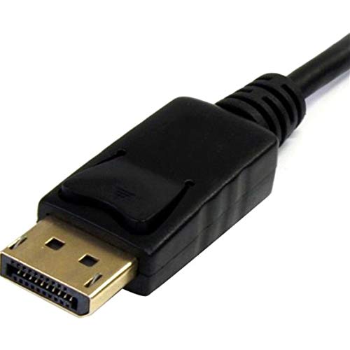 StarTech.com 10ft Mini DisplayPort to DisplayPort Cable - M/M - mDP to DP 1.2 Adapter Cable - Thunderbolt to DP w/ HBR2 Support (MDP2DPMM10) , Black