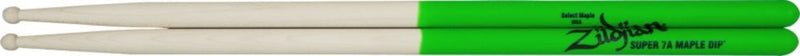 Zildjian Maple Green DIP Drumsticks 6-Pack Super 7A Wood Tip