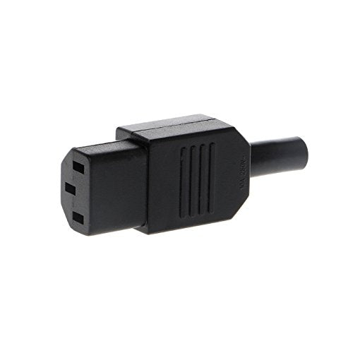 Toptekits IEC C13 Power Cord Plug Connector ,IEC 320 C13 Female Plug Rewirable Power Connector 3pin Socket 10A /250V