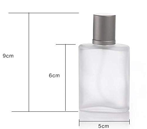 30ml Refillable Frosted Glass Spray Perfume Bottle Empty Atomizer Bottle with Cap