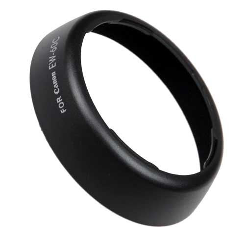 Fotodiox Lens Hood Replacement for EW-60C Compatible with Canon EF 28-80mm f/3.5-5.6 II, EF 28-90mm f/4-5.6 III, EF-S 18-55mm f/3.5-5.6 I, IS II, USM Lenses