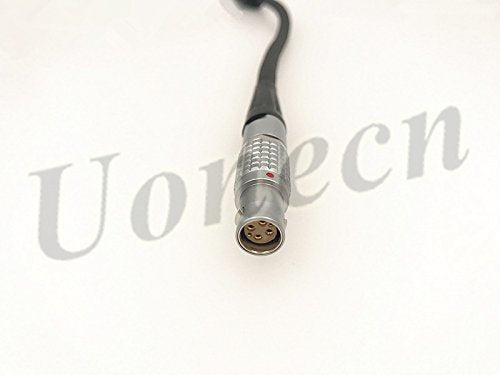 Uonecn Red Epic Scarlet Power Cable 6 pin Female to XLR 4 pin Male