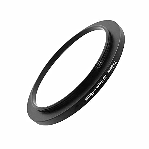 40.5mm to 46mm Step Up Ring, for Camera Lenses and Filter,Metal Filters Step-Up Ring Adapter,The Connection 40.5MM Lens to 46MM Filter Lens Accessory,Cleaning Cloth with Lens 40.5mm to 46mm