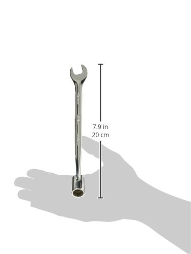 SK Professional Tools 88913 12-Point Fractional Wrench - Standard, 13mm, Flex Combination Chrome Wrench with SuperKrome Finish, Made in USA