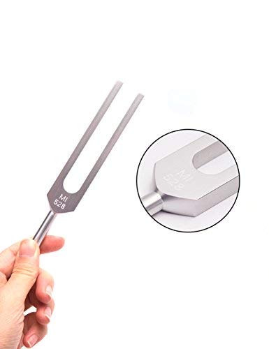 528 Hz Tuning Fork 528hz Tuner with Mallet for DNA Repair Healing Aluminum Alloy Tuning Fork part of Solfeggio Tuning Fork-Perfect Healing Musical Instrument