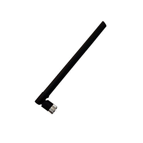 TECHTOO WiFi Antenna Dual Band 7dBi 2.4GHz/5.8GHz with RP-SMA Connector for Wireless Network Router USB Adapter PCI Card IP Camera DJI Phantom Wireless Range Extender FPV UAV Drone (Black 1-Pack)