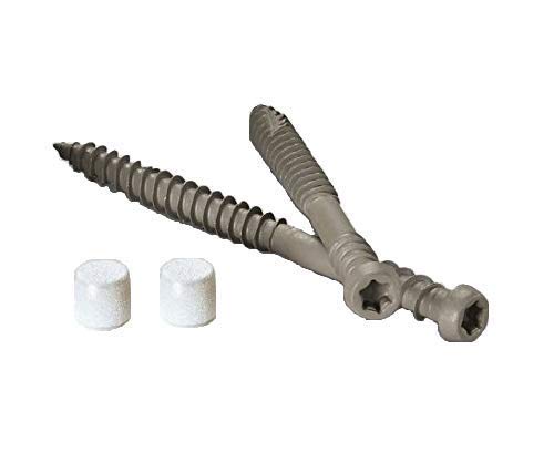 Pro Plug PVC Plugging System for AZEK Traditional Trim - Epoxy Steel - 75 pcs for 50 Lineal Ft. 1