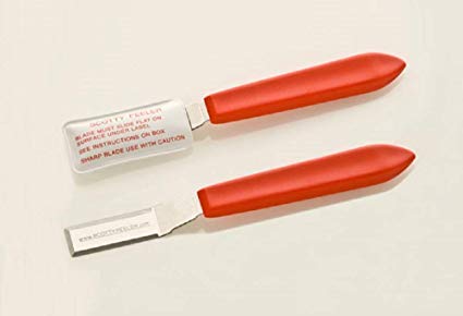 Scotty Peeler Label & Sticker Remover - SP-2 Metal Blade with Protective Cover (Set of 2) Set of 2
