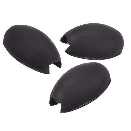 4Pcs Black Saxophone Palm Key Risers Thumb Rest Cushions for Sax Wind Instruments