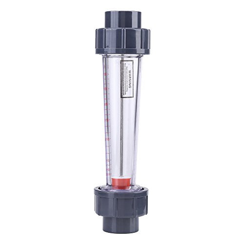 300-3000L/H Plastic Tube Water Rotameter LZS-25 Liquid Flow Meter Float Double Female Connector for DN 25 Tube