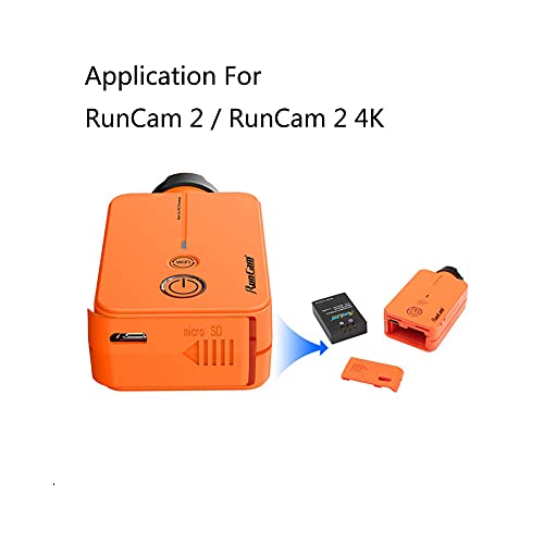RunCam 850mAh 3.7V Removable Camera Battery for RunCam 2 RunCam 3S RunCam Scope Cam HD Camera Rechargeable Li-Ion Battery(2pcs)