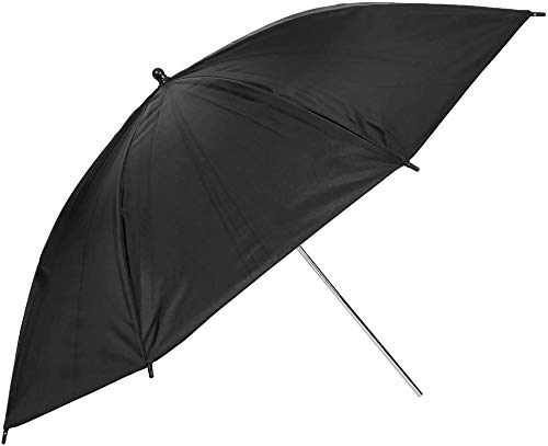 Boothify 33"/84cm Umbrella Photography Studio Reflective Lighting Black Silver, Portable Photo Booths,