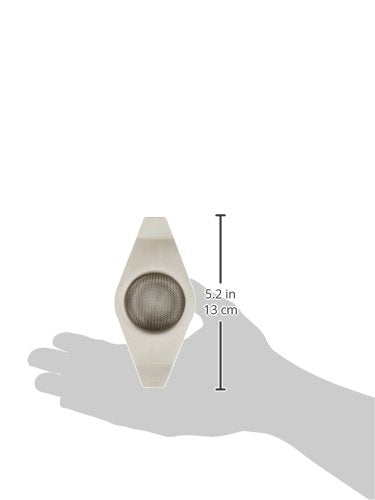 Espresso Supply Mesh Tea Strainer with Bowl, Silver