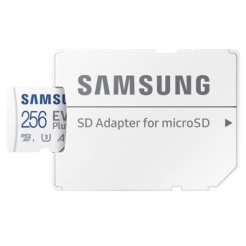[AUSTRALIA] - Samsung 256GB EVO Plus Class 10 microSDXC Memory Card for Samsung Phone Works with Galaxy A52 5G, A72, A52 Cell Phone (MB-MC256KA) Bundle with (1) Everything But Stromboli SD & MicroSD Card Reader 