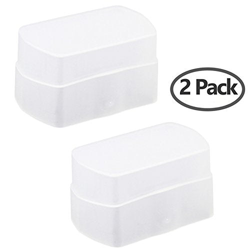 Flash Diffuser JJC Camera Flash Bounce Light Diffuser for Canon 430EX 430EX II Sony HVL-F43M Flash Speedlight-2 Packs