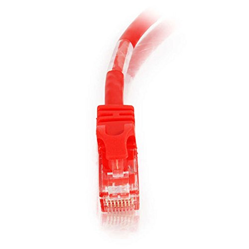C2G 27861 Cat6 Crossover Cable - Snagless Unshielded Network Crossover Ethernet Cable, Red (3 Feet, 0.91 Meters) UTP Crossover 3 Feet